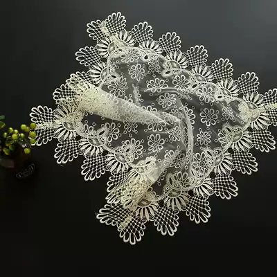 (Clearance) Mi 9912 retro lace hollow dining table tablecloth coffee table bedside TV cabinet piano scarf