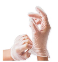 Disposable pvc gloves 100pcs powder free food protection gloves