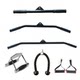 DIY LAOSHU Large Flying Bird Home Rowing Machine Chest and Triceps Pull Handle High Pulley Accessories