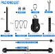 DIY homemade modified fitness equipment Feiniao home high pull-down back biceps triceps chest muscle training back and abdomen