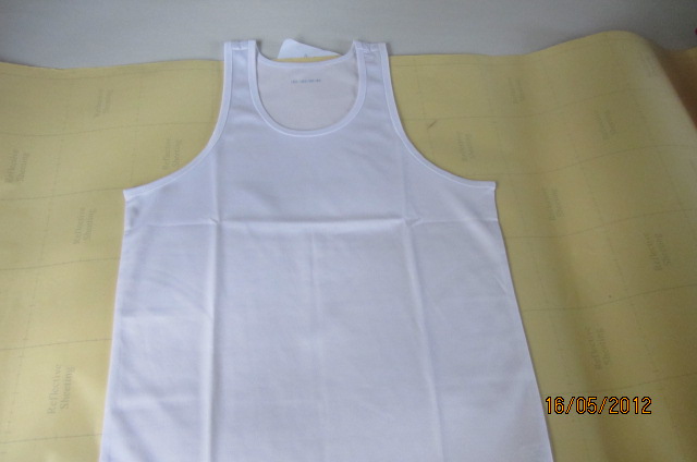 (With Jun)white vest breathable and comfortable physical fitness clothing outdoor vest casual vest new speed