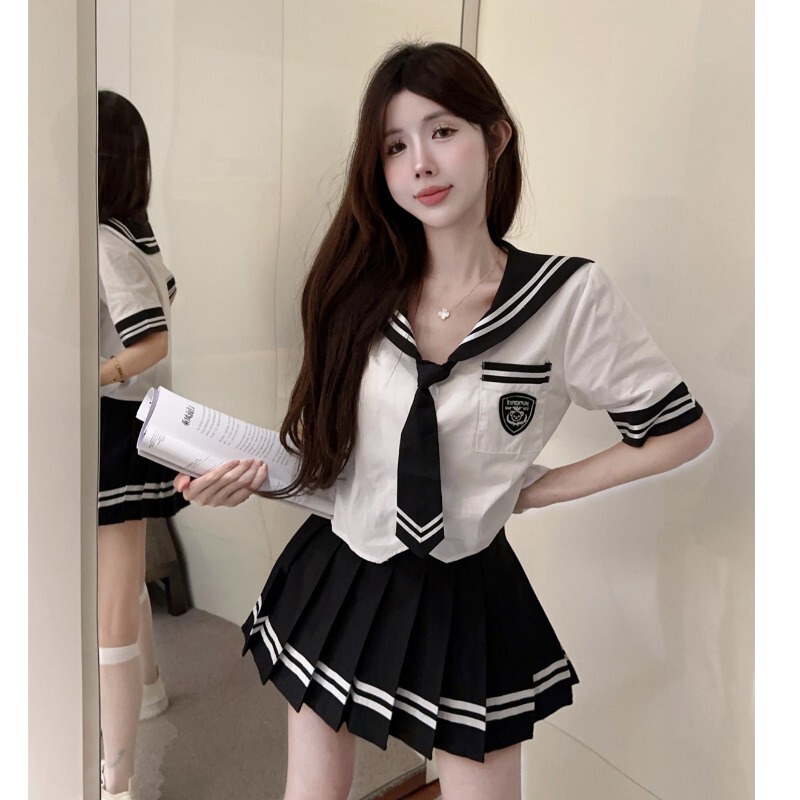 Nightclub Jk Uniform Set Foot Massage Technician Work Clothes Age-Reducing Work Clothes Nightclub Sexy Dress for Women