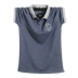Mùa hè 2019 chất béo thủy thủ kinh doanh áo thun cotton ngắn tay áo thun cộng với phân bón XL Paul áo sơ mi nam chất béo - Polo áo phông nam có cổ Polo