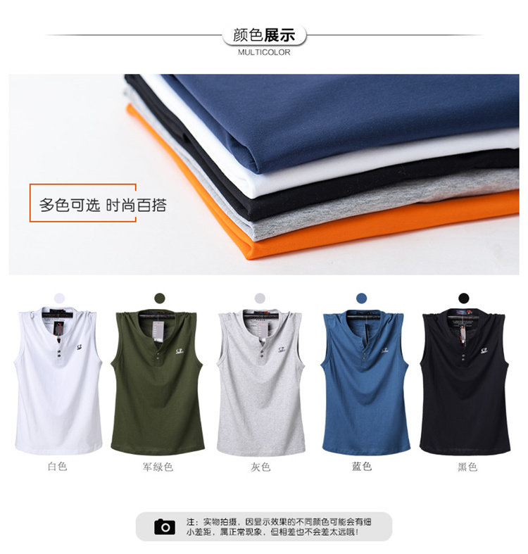 Người đàn ông hợp thời trang mới chất béo 佬 chất béo cotton mùa hè ăn mặc cộng với phân bón XL không tay T-Shirt lỏng vest thêm kích thước lót