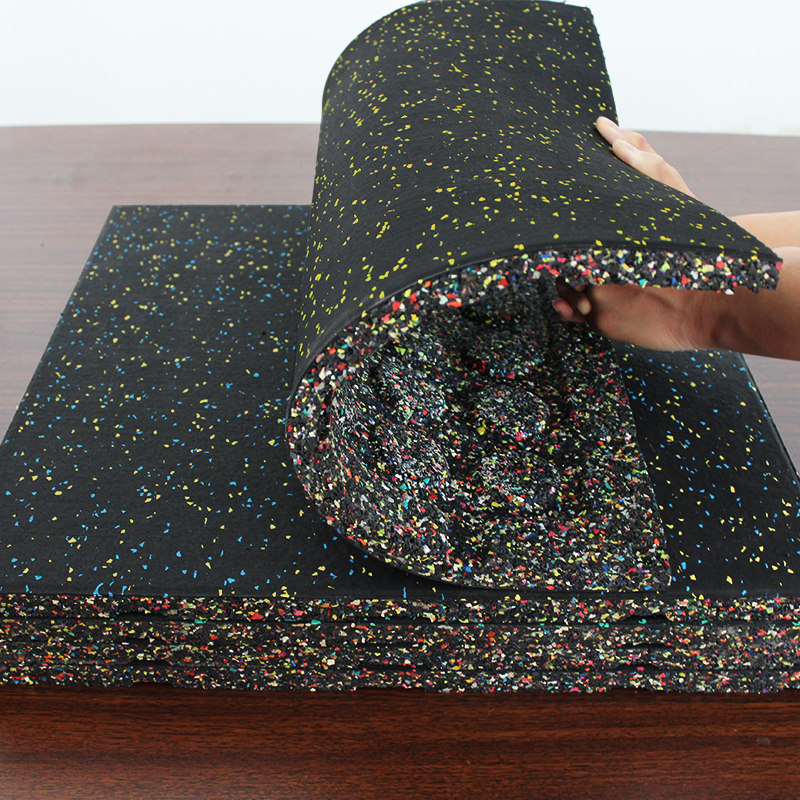 Color Dot Rubber Floor Mat Gym Dedicated Floor Mat Shock Absorbing Mat Strength Training Device