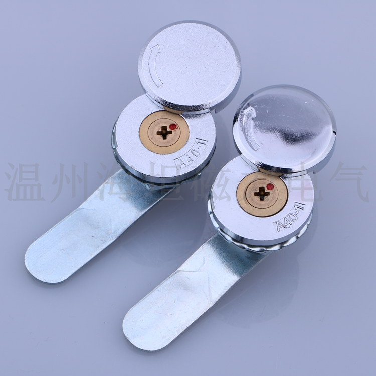 Haitan MS-A40-1 tongue lock Network host cabinet cylindrical lock Cross copper core waterproof cover door lock
