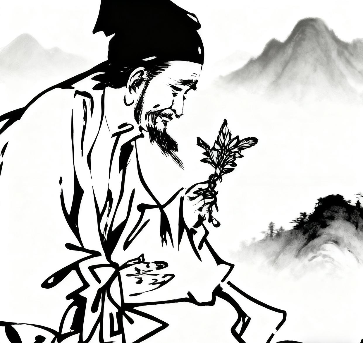 蕲红春时珍艾店的LOGO