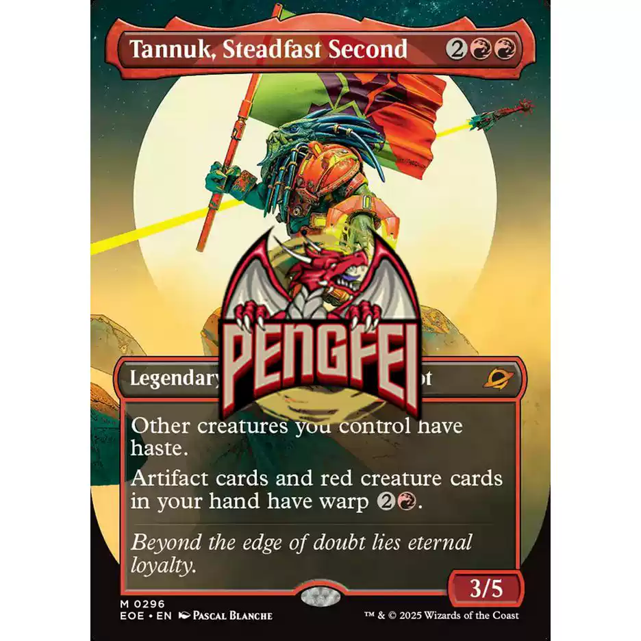 万智牌异画闪坚定副官塔努科/Tannuk, Steadfast Seco eoe 英文