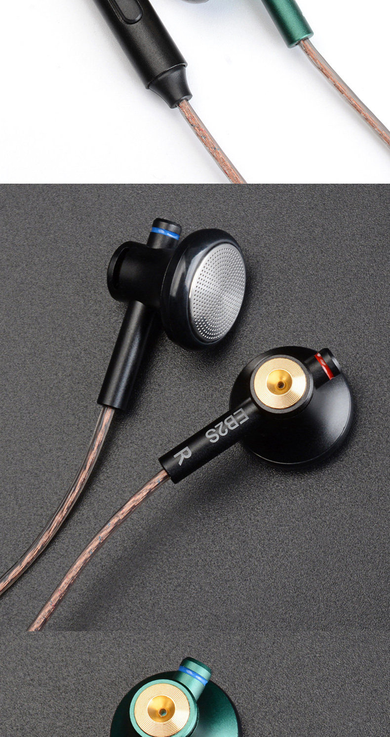 Проводные HiFi наушники nicehck eb2s伊酱平头塞hifi发烧麦克风有线耳塞cnc金属原道耳机