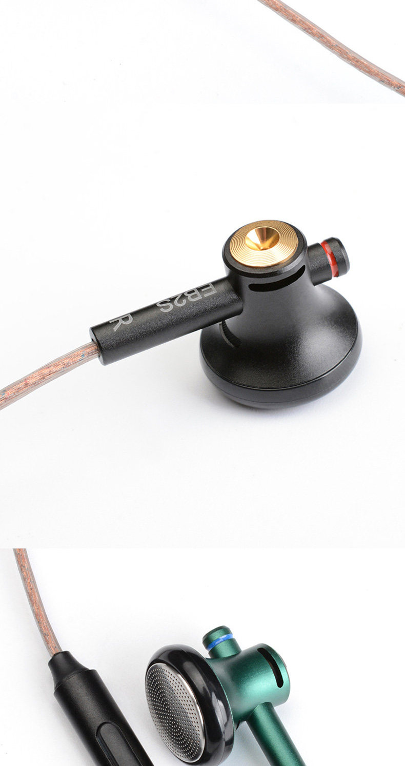 Проводные HiFi наушники nicehck eb2s伊酱平头塞hifi发烧麦克风有线耳塞cnc金属原道耳机
