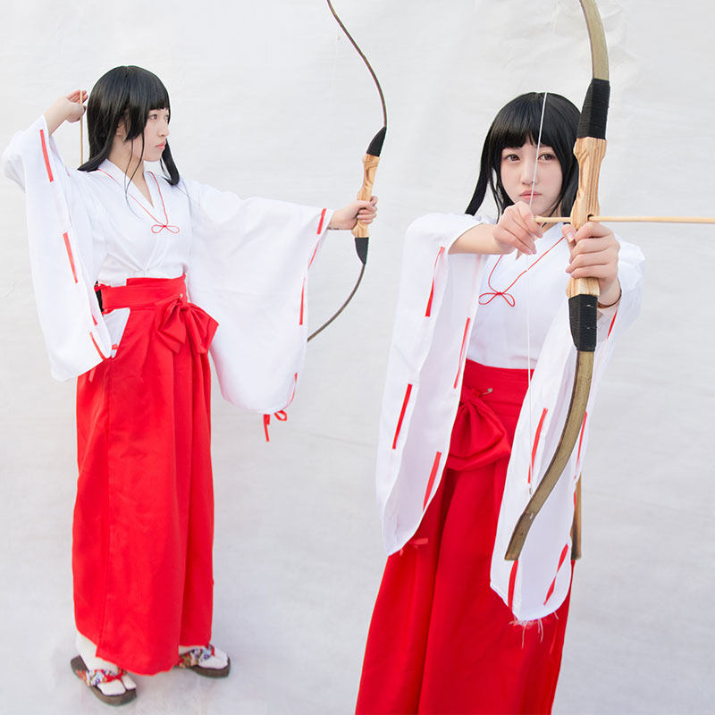 Inuyasha Bellflower witch costume Kimono COSPLAY costume Anime weaving a Beijing suit with egg socks