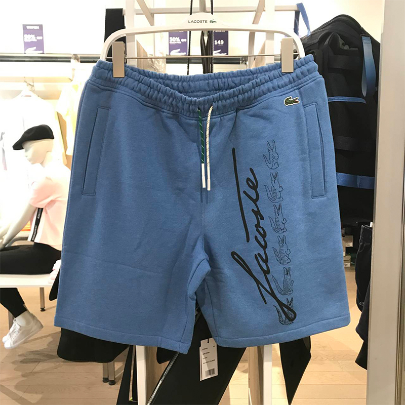 French Lacoste Crocodile Men's Spring and Summer Simple, Fashionable, Comfortable, Sporty, Casual and Versatile Shorts French Lacoste Crocodile Men's Spring and Summer Simple, Fashionable, Comfortable, Sporty, Casual and Versatile Shorts