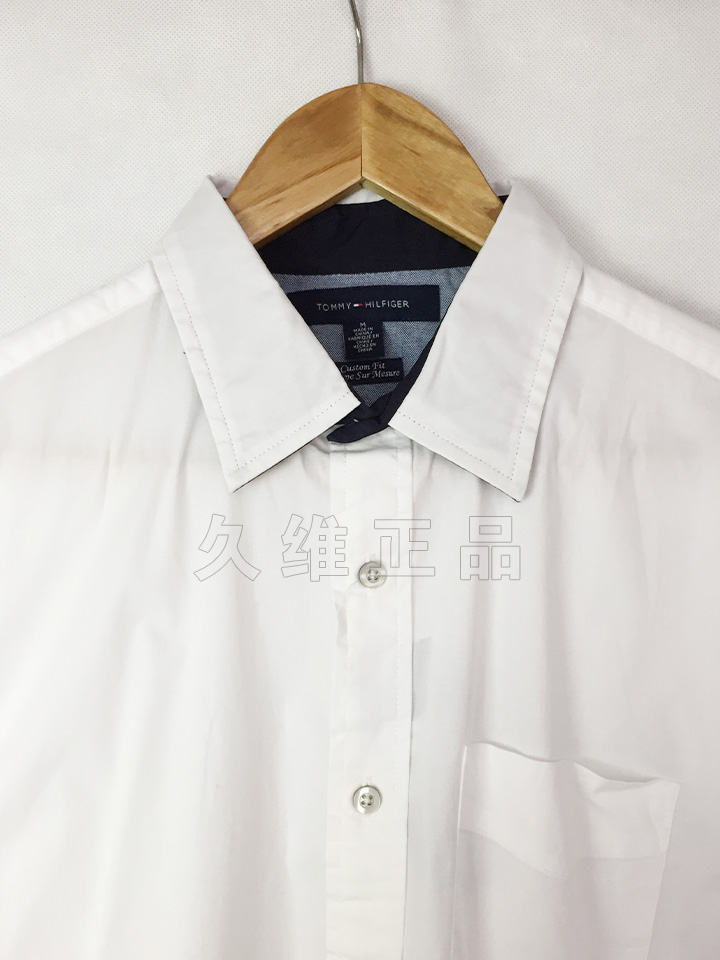 Mẫu áo cổ điển Tommy Hilfiger phiên bản Mỹ dành cho nam giản dị đặc trưng với áo sơ mi dài tay đặc biệt áo sơ mi ngắn tay