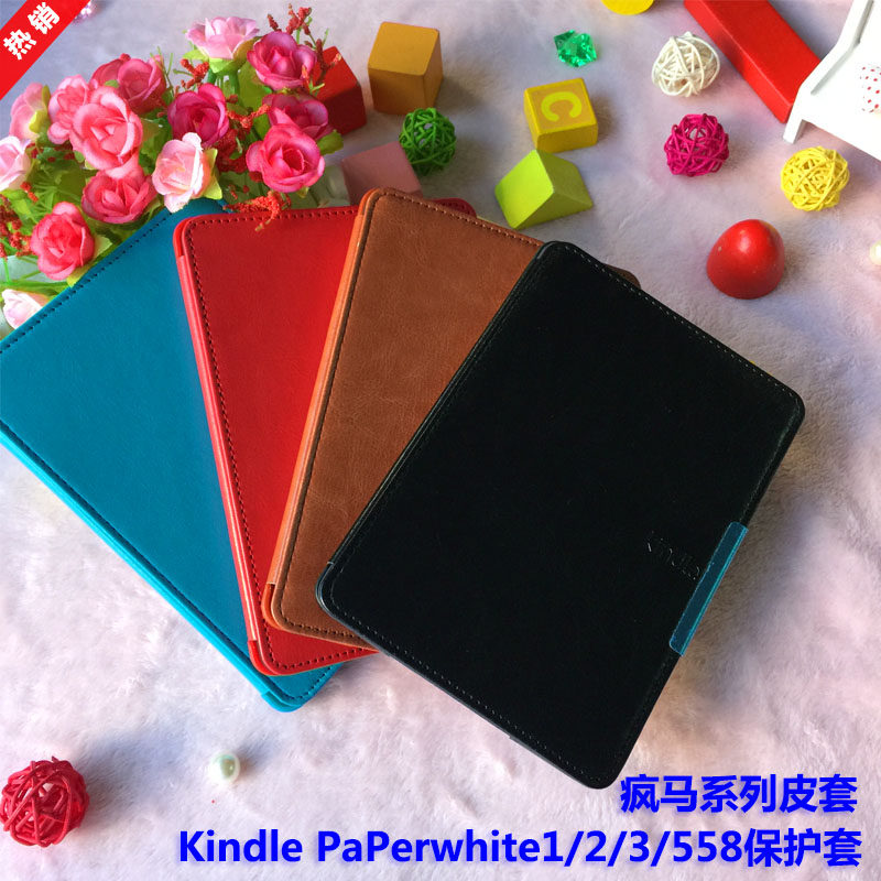 kindle Amazon ebook 998 crazy horse with magnetic buckle protective sleeve dormant kpw4 universal