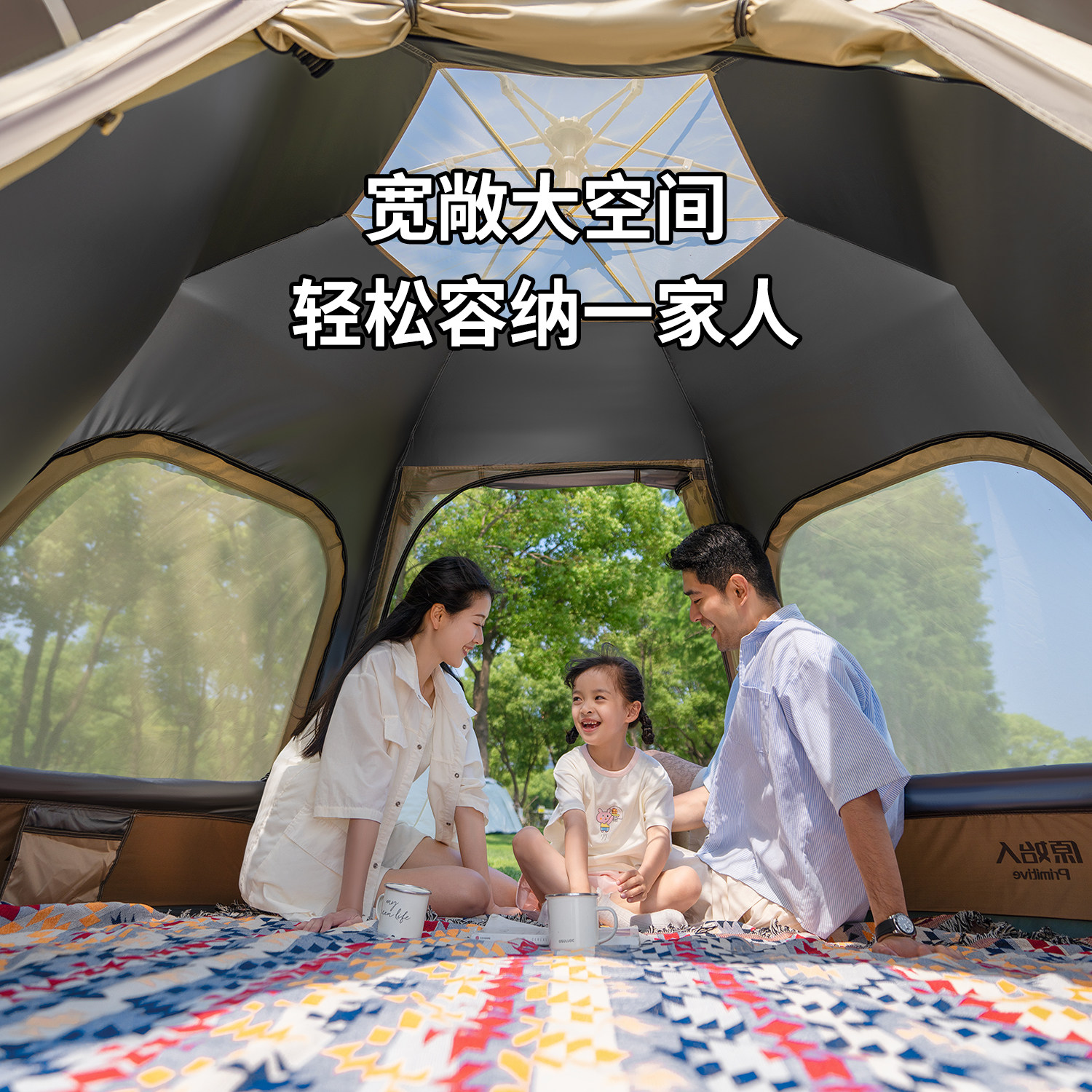 Палатка для кемпинга The Primitive AZP06 Sky Tent XL
