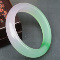 Jade bracelet quartz stone jade bracelet Ice flower violet female bracelet jade bracelet