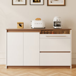 Solid Wood Sideboard Cabinet Living Room Wall Integrated Storage Cabinet Modern Minimalist Storage Cabinet Tea Waterside Cabinet Storage Cabinet