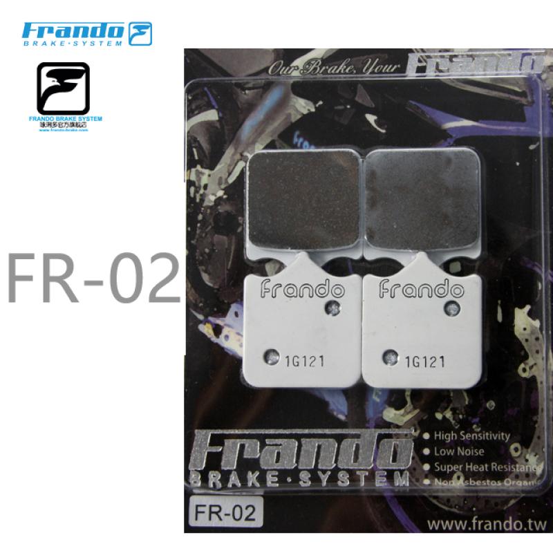 Nhà xe Đài Loan Frando Huanglong 600BJ300 Jinpeng Cub 5005TRK502 má phanh trước và sau - Pad phanh bố thắng sau xe airblade 125