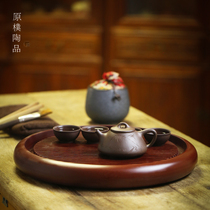 German material Bakelite tea plate Bakelite tea table Tea Sea tea tea props drainage storage household round