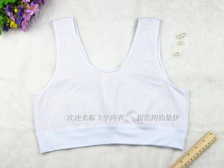 2 cái của trung và cũ tuổi của phụ nữ đồ lót cotton vest mùa hè mã lớn không có vòng thép mẹ bra dưới đoạn ngắn