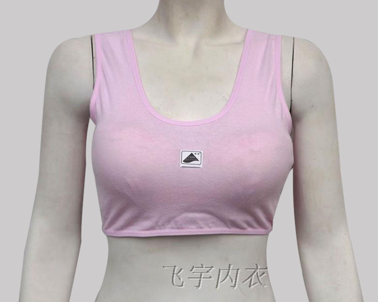 2 cái của trung và cũ tuổi của phụ nữ đồ lót cotton vest mùa hè mã lớn không có vòng thép mẹ bra dưới đoạn ngắn