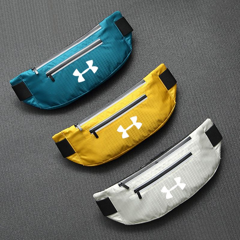 Japanese Sports Running Mobile Phone Waist Bag Men's and Women's Mobile Phone Belt Breathable Water-Repellent Leisure Fitness Double-Layer Mobile Phone Bag