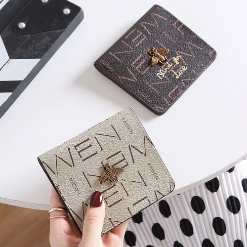 Бумажник, короткая сумка через плечо, модный маленький универсальный ультратонкий кожаный кошелек, коллекция 2021, из натуральной кожи