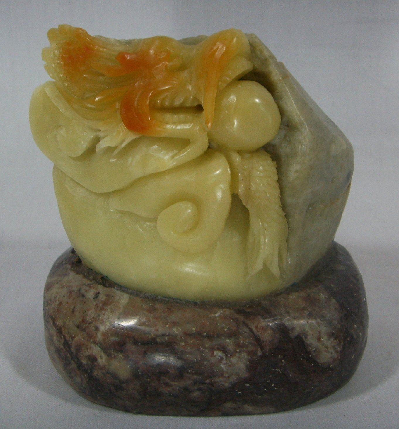 Chen Longma mentally full natural Qingtian jade engraving duozodiac Animals Pendulum Pieces Pure Craftsmanship Round New