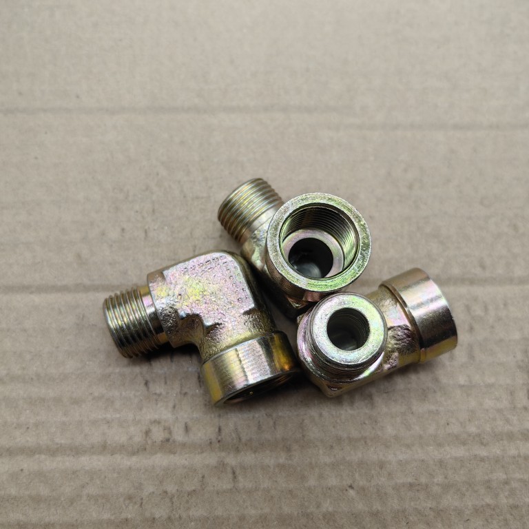 弯头外丝Zg1/4或3/8-转内丝M16*1.5直角内外丝铁接头概述