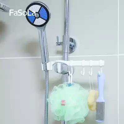 Adhesive hook on the slippers hung on the side of the Fasola, bathroom adhesive clip, non-perforated, plastic towel hook, one hook and more hanging