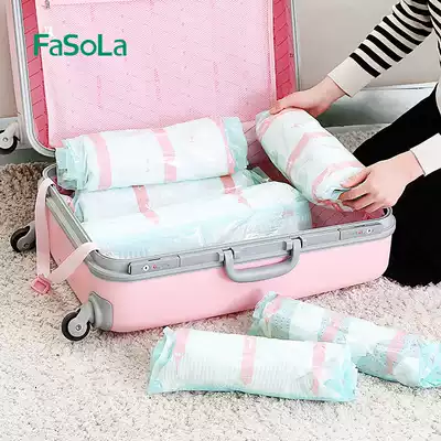 10 silk non-suction hand roll vacuum compression clothing plastic sealed moisture-proof dormitory artifact sweater storage bag cashmere