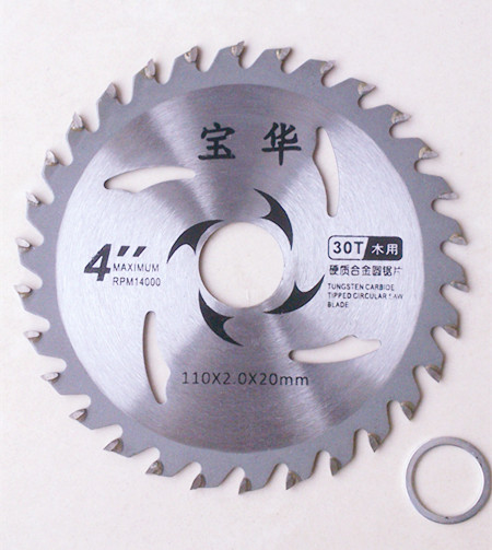 Mid-range general-grade decoration BW carbide woodworking circular saw blade 4 inch (110mm) 30 teeth 40 teeth