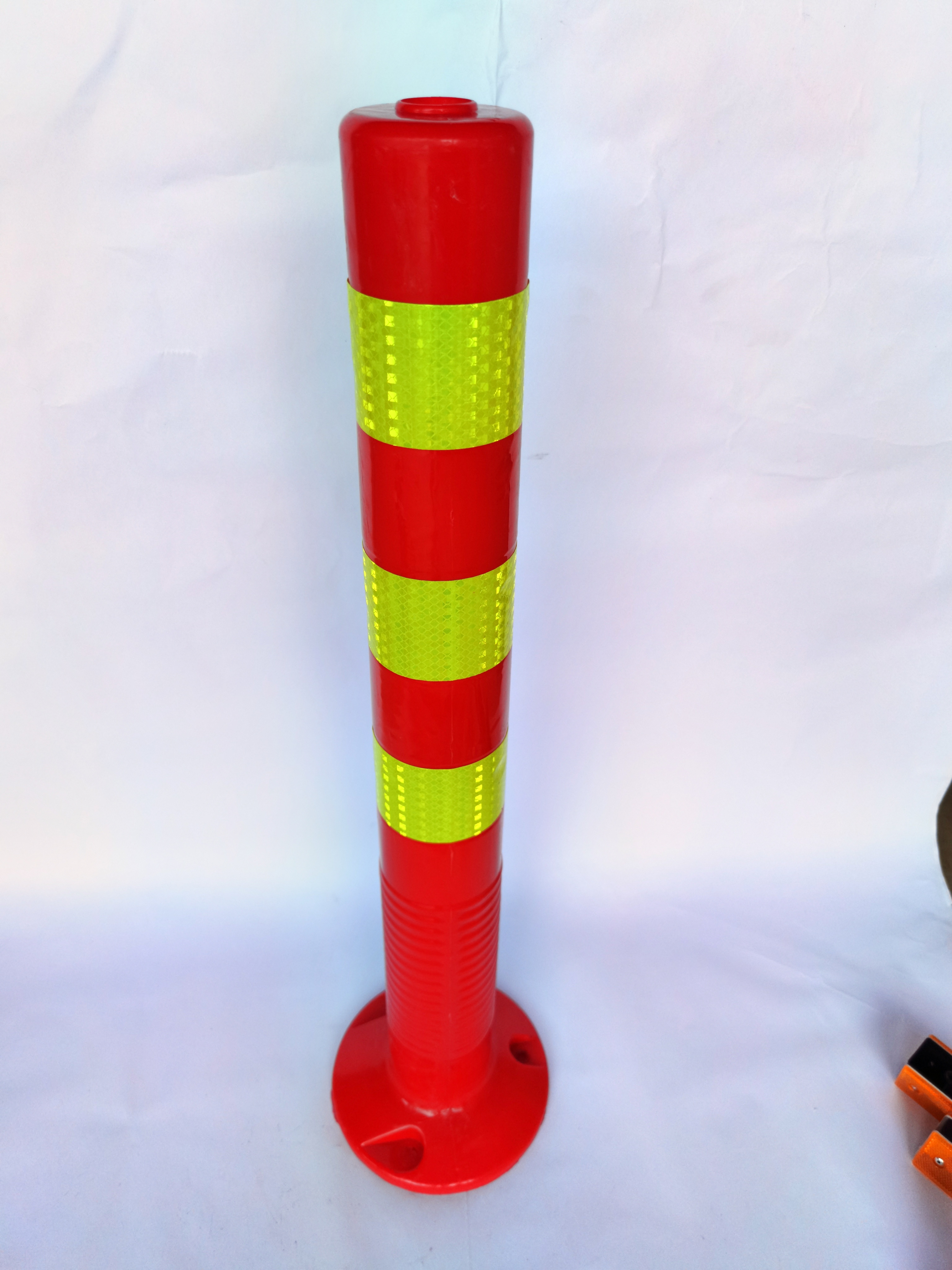 Plastic PU warning column full PU column warning collision avoidance elastic column road PU crossing shunting reflective column anti-collision column