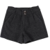 Quần short len ​​nữ mùa thu đông 2018 mẫu mới eo cao hoang dã thu đông và chân rộng bên ngoài mặc quần boot mùa đông