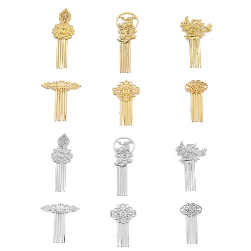 Металлическая повязка на голову, аксессуар для волос ручной работы, китайская шпилька, аксессуары