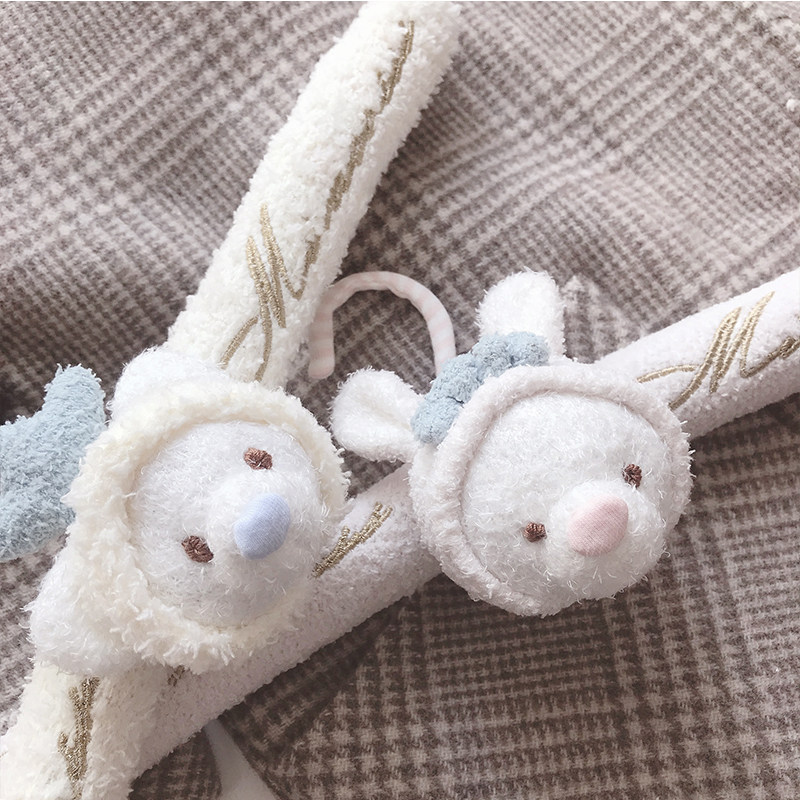Soft Meng Girl Heart Exit Japan Handmade Custom Soft Mian Paparazzi Bunny Little Bear Hanger Clothes Closet