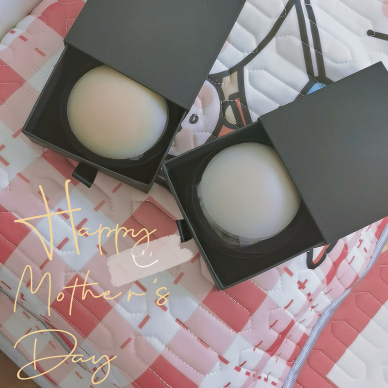 Practical and Effective! Waterproof and Non-Falling Large Diameter Solid Silicone Nipple Covers, Seamless and Anti-Bump Breast Pads