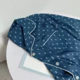 Мужские легкие и тонкие комфортные дышащие штаны, пижама, комплект, короткий рукав