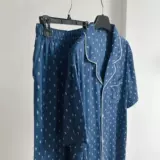 Мужские легкие и тонкие комфортные дышащие штаны, пижама, комплект, короткий рукав