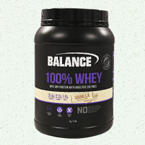 Nurex Balance Whey Protein Powder Immune Boosting Muscle Adult Vanilla 1kg 