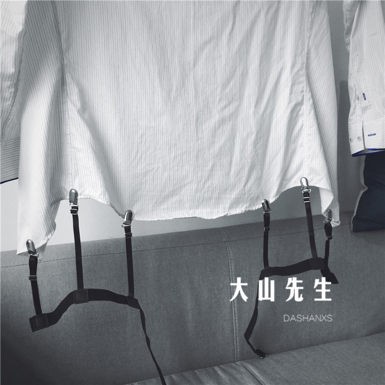 Áo sơ mi cố định mới garter Châu Âu và Mỹ gợi cảm vớ nam bằng kim loại chống oxy hóa chống nhăn chống trượt dây nịt cơ thể co dãn