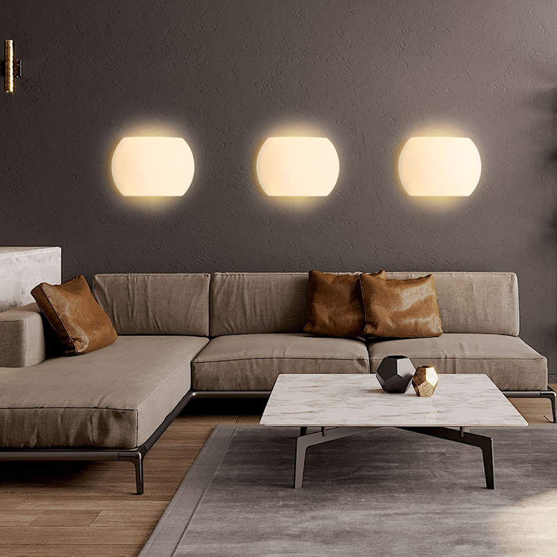 Nordic style simple living room background wall light Creative personality Bedroom bed head light Modern stair aisle light