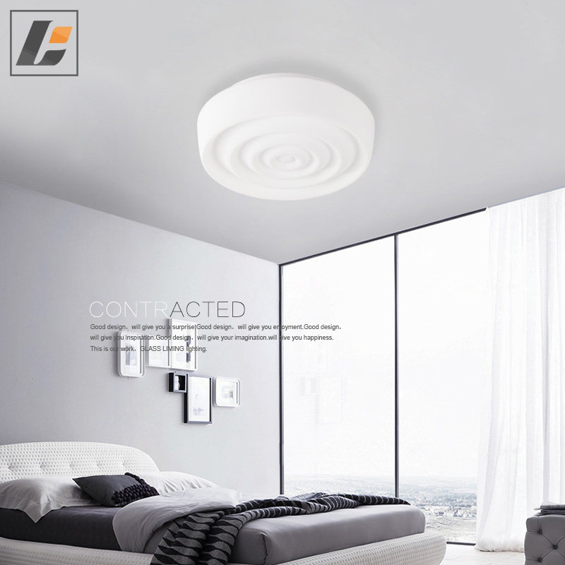 Modern minimalist LED ceiling light home room balcony light corridor aisle ceiling light small round porch light into the home