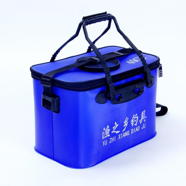 Thiết bị câu cá xô dày gấp câu cá thùng cá sống hộp bảo vệ thùng câu cá gói cần câu hình chữ nhật thùng phao câu lục đầu cần