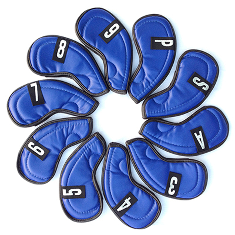 Golf iron protection golf rod cover pole head cover 10 sets of club protective cover thickened type