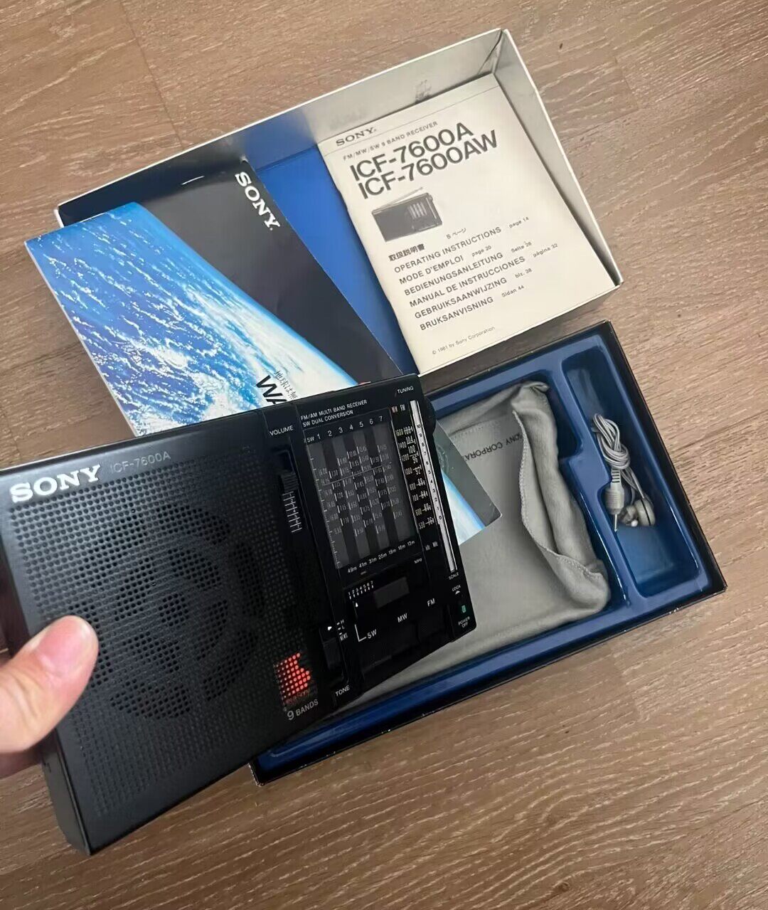 索尼SONY ICF-7600A 很稀有的15周年纪念版评价- 淘宝网