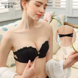 Нижнее белье, нескользящий бюстгальтер пуш-ап, невидимый бюстгальтер без косточек, тонкий бюстгалтер, наклейки на соски, красивая спина, увеличенная толщина