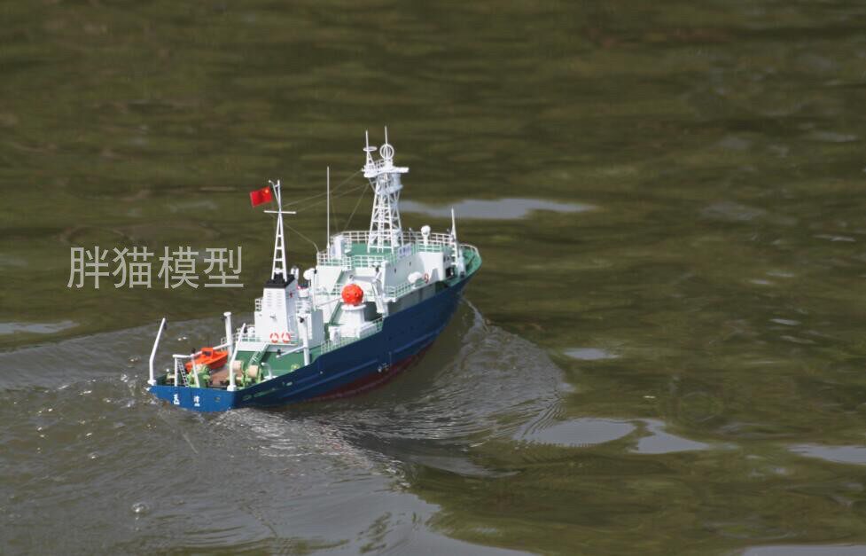 Лодка на электро-, радиоуправлении 方舟模型1/72滨海521套材海洋调查船套材 Diy