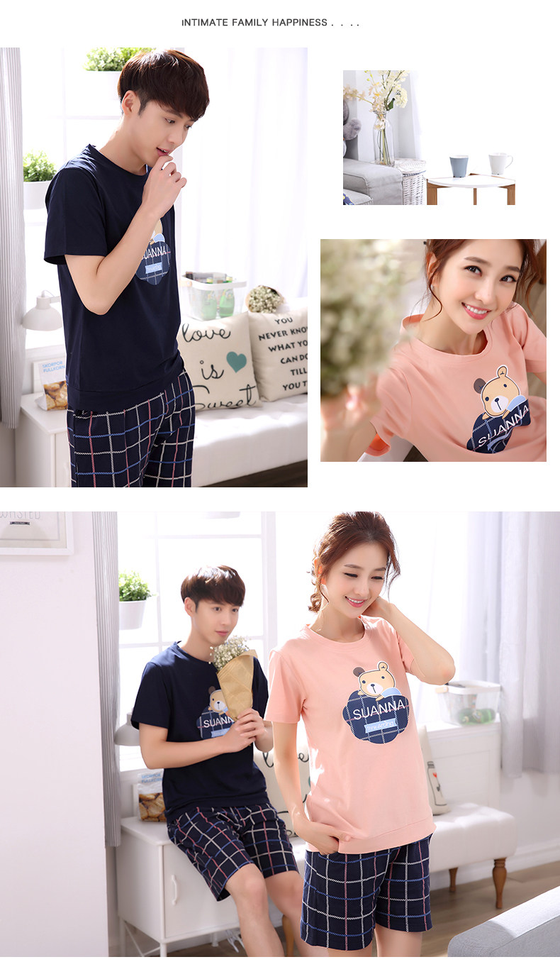 Pyjama mixte en Coton à manche courte - Ref 3005576 Image 21