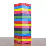 Цифровая башенка, деревянная большая дженга, конструктор, игрушка